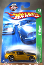 2008 Hot Wheels #164 Treasure Hunt 4/12 FORD MUSTANG GT Gold w/Gold OH5 Spokes - £14.77 GBP