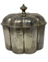 Vintage Godinger Silver Plate Trinket Box With Lid - £25.62 GBP