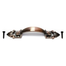 Pull Copper Plated Ornate Drawer Furniture Door Cabinet Handle Victorian - £1.72 GBP