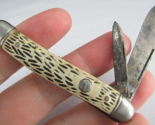 Vintage pocket knife Imperial RI USA two 2 blade old ESTATE SALE - $14.99