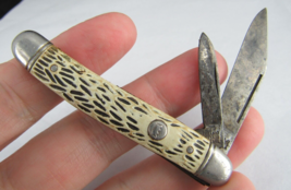 Vintage pocket knife Imperial RI USA two 2 blade old ESTATE SALE - $14.99