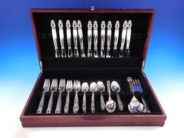 Acorn by Georg Jensen Sterling Silver Dinner Flatware Set 12 Service 63 pieces - £7,356.75 GBP