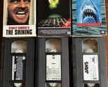 Alien / The Shining / Jaws VHS Horror Lot - £15.45 GBP