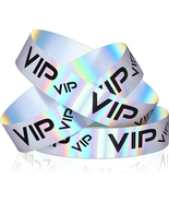 500 Pack VIP Plastic Wristbands Party Wristbands for Events VIP Custom W... - £48.02 GBP