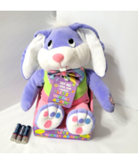 Animated Easter Bunny Dan Dee Plush Toy NEW Motion Sing Dance Lets Wiggl... - $802.66 MXN