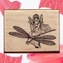 Dragonfly Fairy FAIRIES new rubber stamp - £7.99 GBP