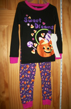 Fashion Holiday Baby Clothes 3T Halloween Pajama Pant Set PJs Pumpkin Sleepwear - £9.86 GBP