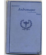 Education Treasure Theater Play Book Andromaque 1899 Jean Racine French ... - £15.12 GBP