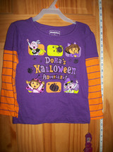 Dora The Explorer Baby Clothes 4T Toddler Girl Halloween Shirt Nick Purple Top - £7.60 GBP