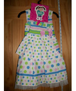 What A Doll Dress Set 2T Matching Girl Clothes Outfit Hanger White Polka... - £22.40 GBP