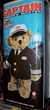 Toy Treasure Plush Bear 2001 Texaco Captain Tanker Master Oil Gas Ad Tin Bank - £30.32 GBP