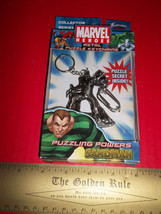Marvel Heroes X-Men Puzzle Keychain Toy Sandman Puzzling Power Metal Key... - $18.99