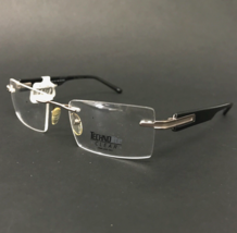 Technolite Eyeglasses Frames TFD 1017 GM Gunmetal Gray Black Rimless 54-18-140 - £36.98 GBP