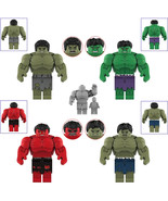 4Pcs Marvel Super Hero Hulk Minifigures Incredible Hulk Comic Hulk Mini ... - $378.98 MXN
