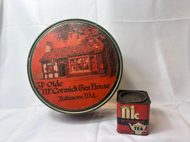 McCormick &amp; Co Tea Tins Baltimore MD Orange Pekoe Banquet Tea &amp; Tea House Tea - £23.51 GBP