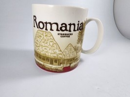 Starbucks City Coffee Mug  ROMANIA 16 oz Global Icon Series 2012 - £58.04 GBP