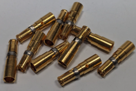 Lot of 10 NEW 211161-1 AMP CONNECTOR SOCKET 8 AWG GOLD CRIMP D-SUB CONTACT - $89.09