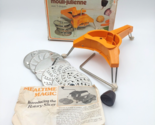 Vintage Mouli-Julienne 445 Rotary Food Slicer Grater 5 Discs Box &amp; Manua... - $28.53