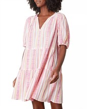 Velvet By Graham &amp; Spencer monique boho dress in Pink Multi - $110.00