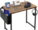 Computer Table Desk Small Student Study Writing For Home, Rustic 30 31 I... - £45.60 GBP