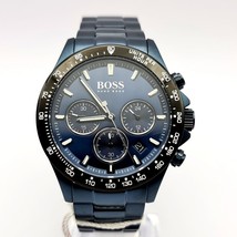 Montre Hugo Boss HB1513758 Hero Sport Designer de luxe bleu montre pour homme - £104.91 GBP