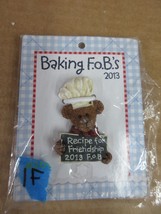 Boyds Bears Baking Friends Of Boyds 2013 Recipe For Friendship Magnet  B... - £9.51 GBP