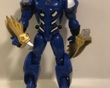 2007 Bandai Power Rangers Jungle Fury Armored Blue Ranger 7&quot; Action Figure - $8.90