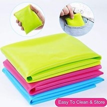 Green Silicone Protective Mat Sheet Slime Clay Sand Messy Craft Jewelry Placemat - £7.12 GBP
