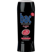 Bac Men&#39;s Classic Stick Deodorant 0% Aluminum -40ml/ 1ct. Free Shipping - £7.47 GBP