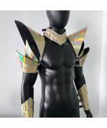 Burning Man Holographic Laser Gold Armor,Rave Festival Costumes Armor Ou... - $158.00+