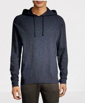 Vince Long-Sleeve Hoodie Pullover 100% PIMA Cotton Heather Blue Lined - Med - $647.56 MXN