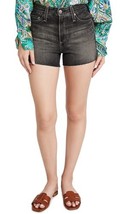 AG Adriano Goldschmied Alexxis High-Rise Vintage Short Shadow Black Size... - $44.55