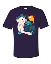 Kellyww You Sure Axolotl Funny Mexican Salamander - Unisex T-Shirt Purple - £23.72 GBP