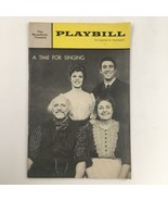 1966 Playbill A Time For Singing by Gerald Freedman, John Morris at Broa... - $19.00