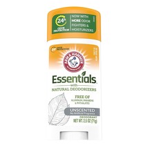 ARM & HAMMER Essentials Natural Deodorant Unscented 2.50 oz (Pack of 9) - £40.66 GBP