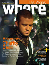 Justin Timberlake / Shakira&#39;s Frangrance @ Las Vegas Where Magazine Oct 2010 - £3.89 GBP