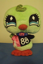 Hasbro Littlest Pet Shop LPS Plush Green Bird Plush Animal 8 inch - £10.17 GBP