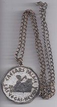 Vintage Caesars Palace  Silver Tone Pendant Neckalce - £5.64 GBP