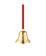 2023 Georg Jensen Christmas Holiday Ornament Gold 18 Kt Bell - New - £27.37 GBP