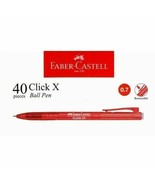 Faber-Castell Retractable Red Click X7 Pen 0.7mm Needle Point Ball Pen -... - $49.66 CAD