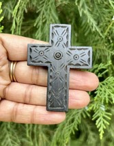 1 Pc Wood CROSS Pendant, Jesus Christ Wooden Locket Handmade 6 cm handca... - £11.55 GBP