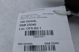 Driver Left Tail Light Station Wgn Fits 02-03 IMPREZA 75971 image 2