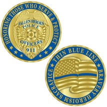 U.S Military Challenger Coin-Fallen Police Officers - £9.96 GBP