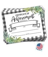 Boho Farmhouse Certificate of Achievement | Set of 25 | Awards - $16.49