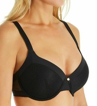 Creme Bralee Womens 38DD Shadow Dancer Padded Spiderweb Lace Bra Black 19084 NEW - £22.21 GBP