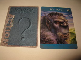 2003 Age of Mythology Board Game Piece: Norse Random Card: Recruit 4 - £0.78 GBP