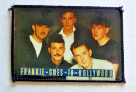 Frankie Goes To Hollywood Cloth Photo Patch 5&quot; X 3&quot; 1984 New Wave Collectable Uk - $32.23