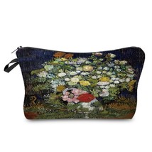 Travel Women&#39;s Cosmetic Bag Fashion Makeup Bags Toiletry Custom Bag New Van Gogh - £45.59 GBP