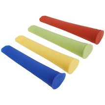 Norpro 4-Piece Silicone Ice Pop Maker Set - Assorted Colors - £18.07 GBP