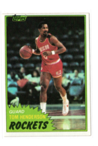 1981-82 Topps Basketball Tom Henderson #MW86 Houston Rockets NBA Card EX-NM - £1.55 GBP